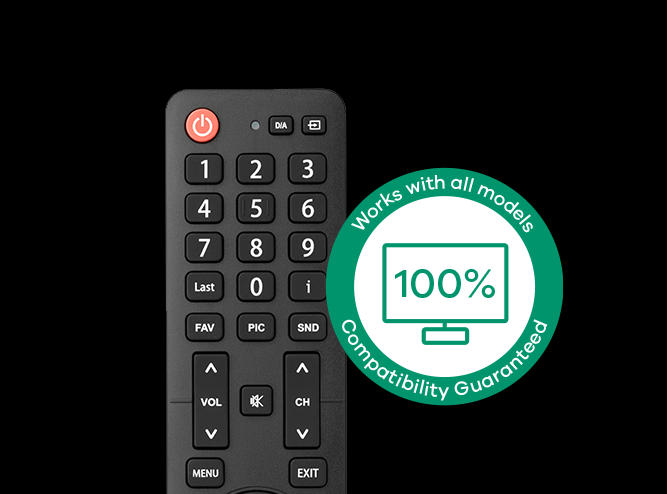 URC1916 Hisense TV Replacement Remote